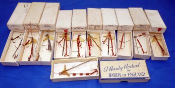 LURES: Collection of nine boxed Hardy Crocodile baits incl. a rare Baby Crocodile, all in maker`s