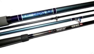 RODS: (2) Leeda Carp Margin/Long Distance 12` 2 pce carbon rod, 2.5lb test Curve, lined guides,