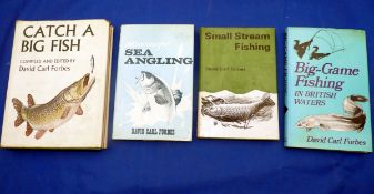 Four x Carl Forbes, D – "Catch A Big Fish" 1st ed 1967, H/b, D/j, good, "Successful Sea Angling" 1st