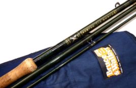 ROD: Bruce & Walker, the Walker salmon, 15` 3 pce carbon fibre, green blank, large snake guides