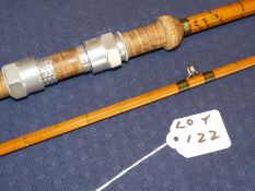 ROD: Hardy The No.2 LRH Spinning g rod, 9`6" 2 piece Palakona, No.H14144, green close whipped,