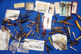 LURES: (Qty) Large collection of Devon style minnows incl. Reflex, Pioneer and Sole Skin examples,