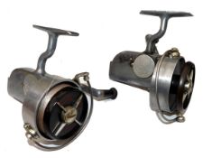 REELS: (2) Pair of Hardy Altex No.2 Mk1V spinning reels, both LHW, folding handles, ebonite drums