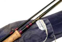 ROD: Bruce & Walker Carbon Special Reservoir Fly Rod 10` 2 piece, line rate 8/9, plum whipped low