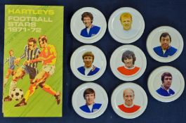 1971-1972 Hartleys Football Stars issued with Hartleys Jam featuring football players on jam jar