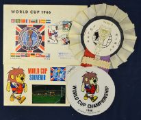 1966 World Cup Memorabilia; World Cup Willie Car Sticker (protective backing in place), World Cup