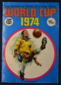 Complete 1974 World Cup Sticker Album in A/G condition