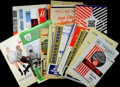 Football Programmes mostly from the 1950s to 1970s including some Leeds United Matches in Europe