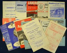 Wolverhampton Wanderers Away Programmes generally 1956-1963 but also includes away v Plymouth Argyle