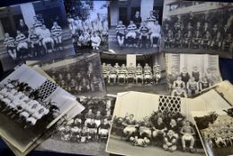 Collection of British Colonial Rugby team photographs circa late 1930s - mostly press photographs