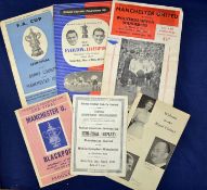 Selection of FA Cup Football Programmes to include 1948 FA Cup Final Souvenir (Ross), 1949 FA Cup