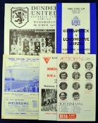 Scottish Football v European teams programme selection from the 1960/70s - to include Kilmarnock v