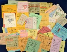 Collection of Mainly Leicester City Football Ticket Stubs from 1962 to 1970s homes but mainly aways,