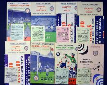 1950s England Schools International Football Programmes and Tickets: England v Wales 1951 (including