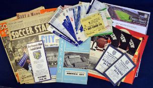 Selection of 1960s Onward Football Programmes mainly including West Bromwich Albion, includes