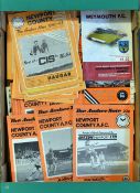 Collection of Newport County Football Programmes mainly homes but also aways from the 1980s and