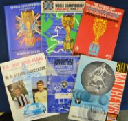 Football programmes with Original World Cup Final plus 1966 World Cup Tournament programmes, 1970