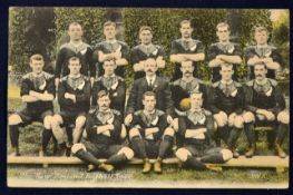 1905 New Zealand rugby football team coloured postcard - unused hence overall (G) Note: the tour was