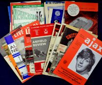 British Clubs in Europe Football Programmes a good collection mainly 1950s to 1970s including