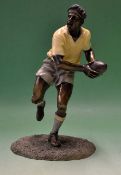 “The Leonardo” Collection Rugby Figure c. 2004 – large rugby figure titled “The Winning Pass”