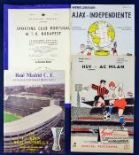 Collection of Big Match Cup Final Football Programmes to incl 1964 Sporting Portugal v MTK