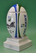 1995 Official Rugby World Cup commemorative Wade bone China “Gilbert” rugby ball decanter –