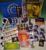 Quantity of World Cup Selection Football Ephemera including interesting items such as 2006 WC