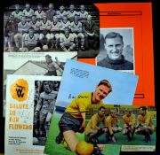 Album relating to Wolverhampton Wanderers containing many autographs and signed team groups from