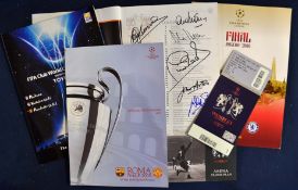 4x Manchester United 2000s Football Programmes including 2008 FIFA World Cup Japan Tour programme,