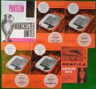 1960s Manchester United European Football Programmes to incl v Benfica 09/03/66 (A), Helsingin, J.