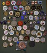 Assorted Selection of University Rugby Team Pin Badges some enamel, some faded, universities include