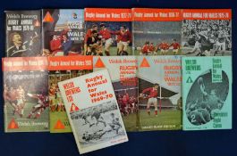 Collection of Wales Rugby Annuals from 1969 to 1979 - to include the first 11 years from the 1st