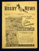 Rare 1950 British Lions v Metropolitan rugby programme - played 29th August at Cricket Ground Sydney