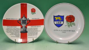 2003 England Rugby World Cup winners commemorative ceramics - to include Aynsley fine bone china