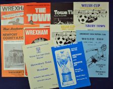 Collection of Shrewsbury Town Football Programmes incl Welsh Cup Final and Semi-Final matches