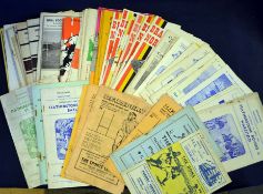 Collection of Yorkshire Rugby League club programmes from the 1950/70s – to incl Cup games, league