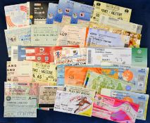 Collection of Tickets Covering England Away Matches mainly in the noughties: many interesting
