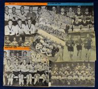 Autographed Team Groups A collection of signed magazine team groups late 1950s onwards including