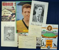 Album relating to Peter Broadbent (Wolverhampton Wanderers) with several autographs hand-signed by