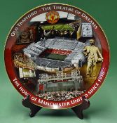 Danbury Mint Manchester United The Theatre of Dreams Plate 12 Inch Plate featuring Old Trafford with