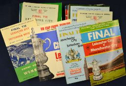 Big Match Football Programmes FA Cup Finals 1961 onwards including 1970 replay, League Cup Finals