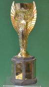1966 Jules Rimet World Cup Trophy a reproduction trophy, standing 35cm high, with an octagonal stone