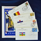 1982 World Cup Official FDC Collection for the Finals in Spain produced by Franklin Philatelics,