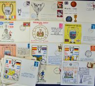 Collection of Postal History Football FDC mainly 1970s featuring European matches and top flight