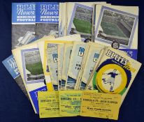 Birmingham City Home Football Programmes & Tickets 1952/3 (2), 1953/4 (3), 1954/5 (12) & 1955/6 (