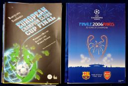 A Selection of Big Match Programmes all Champions club finals and or Champions League Finals incl