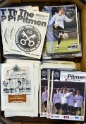 100 Years of Hednesford Town Football Club Brochure t/w a large quantity of programmes in the 80s to