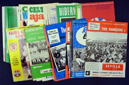 Scottish football programme selection including European Cup ties in to include Rangers European