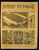 1923 Sunday Pictorial Newspaper covering the Bolton Wanderers v West Ham Utd FA Cup Final dated 29/