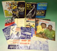 Books: History of the World Cup 1973 s/back, Pele-My Life and the Beautiful Game 1978 s/back, When